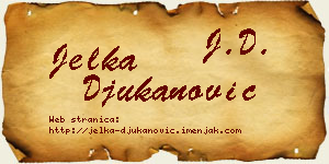 Jelka Đukanović vizit kartica